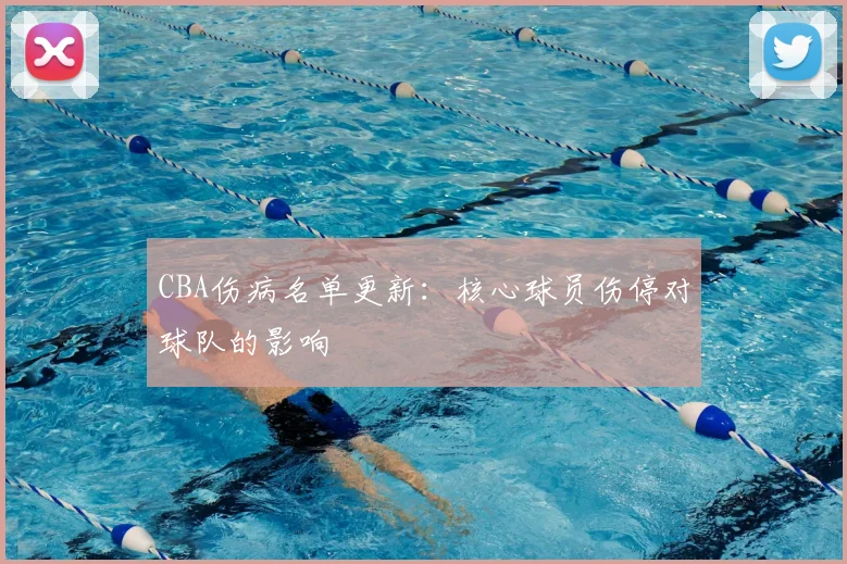 CBA伤病名单更新：核心球员伤停对球队的影响